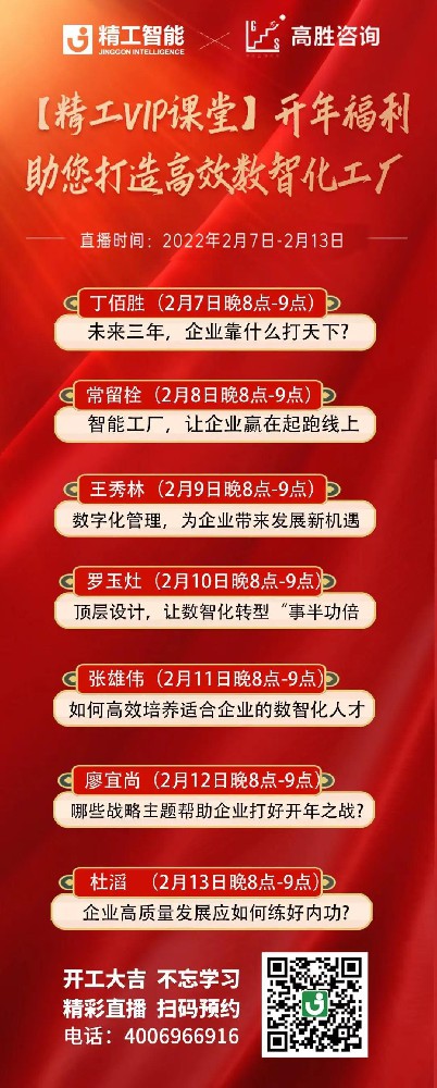 新年出招，招招制胜|| 精工•高胜虎年直播福利第一波点击量破4000人次